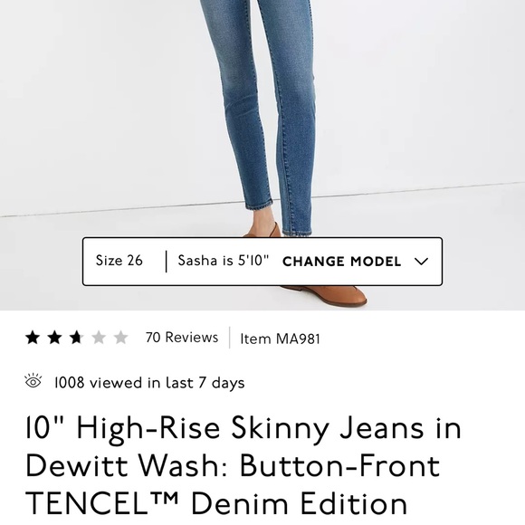 Madewell Tencel Denim Edition Jeans - Picture 10 of 10